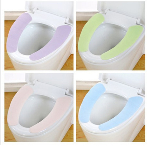 Manufacturer's adhesive toilet stickers. Toilet pads for spring and autumn. Solid color toilet stickers can be cut at will. Wholesale.