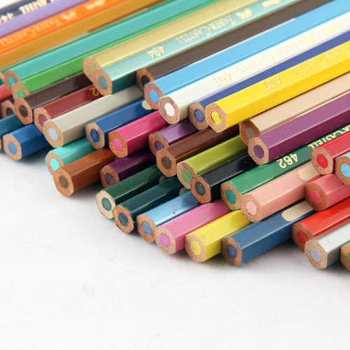 Faber-Castell single water-soluble colored lead single color pencil red black blue colored lead 12 pack 421/451/499