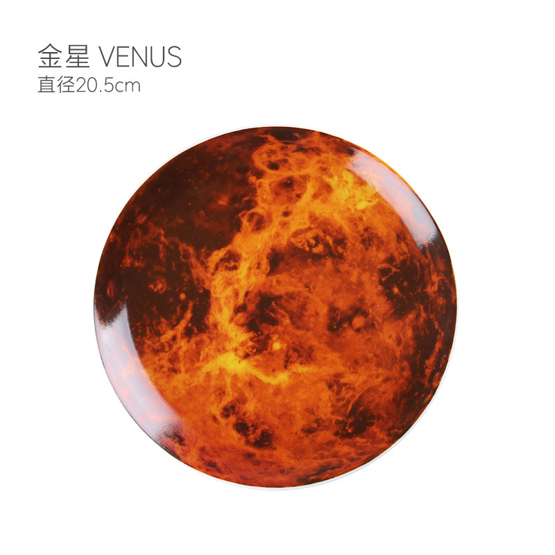 Creativa decoración de la pared sala de estar nórdico moderno cerámica espacio planeta astronauta planeta colgante placa decoración de la pared placa