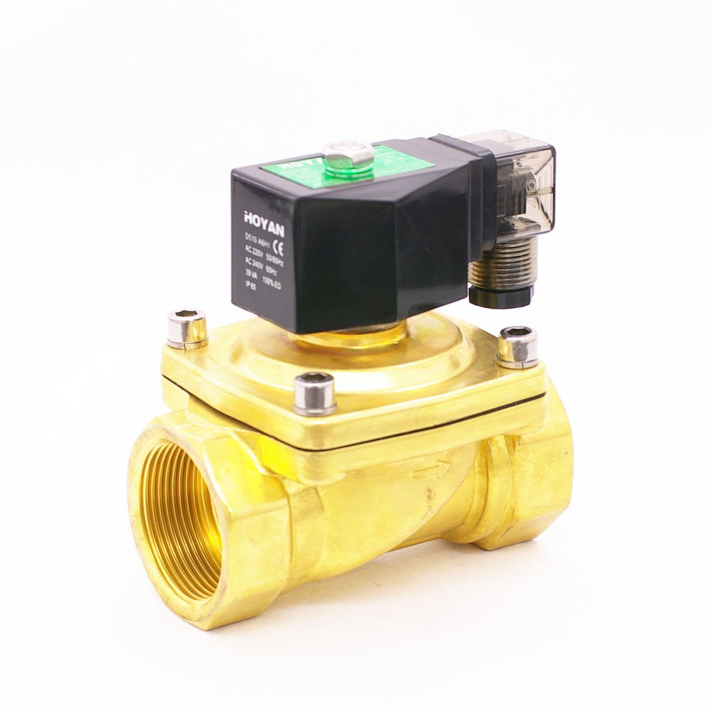 PU-40零压差二通电磁阀 锻铜阀体 G6/4接口