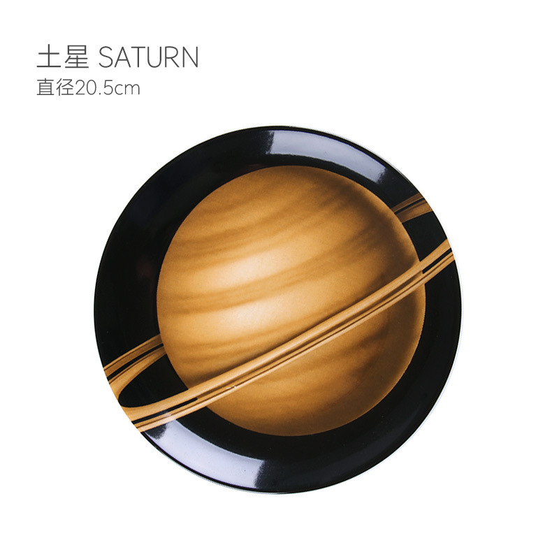 Creativa decoración de la pared sala de estar nórdico moderno cerámica espacio planeta astronauta planeta colgante placa decoración de la pared placa