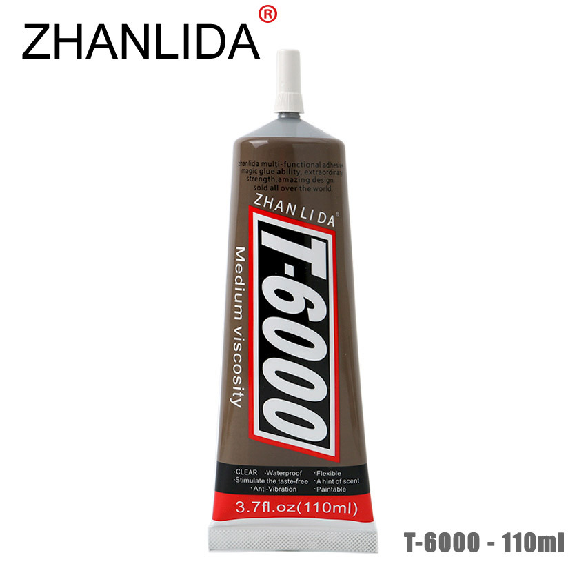 耐高温T-6000胶水110ml 手机美容贴钻胶水粘稠水钻超强粘力胶水