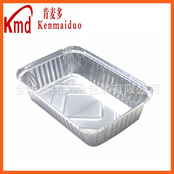 肯麦多锡纸餐盒厂家整箱一次性铝箔餐盒烧烤商用（RFE211）