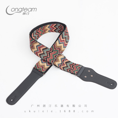 Bohemian guitar strap folk acoustic guitar electric guitar diagonal tail pin shoulder strap guitar strap