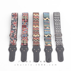 Bohemian guitar strap folk acoustic guitar electric guitar diagonal tail pin shoulder strap guitar strap