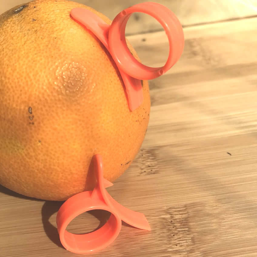 Plástico Caracol naranja pelador anillo naranja abridor naranja pelador regalo al por mayor