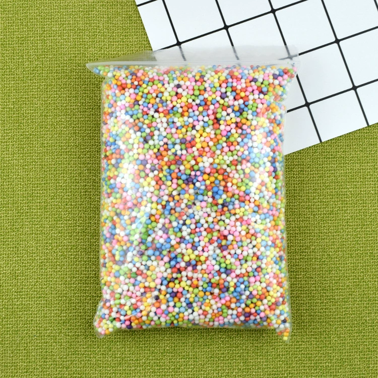 Styrofoam ball, slime from pearl, 4mm, handmade