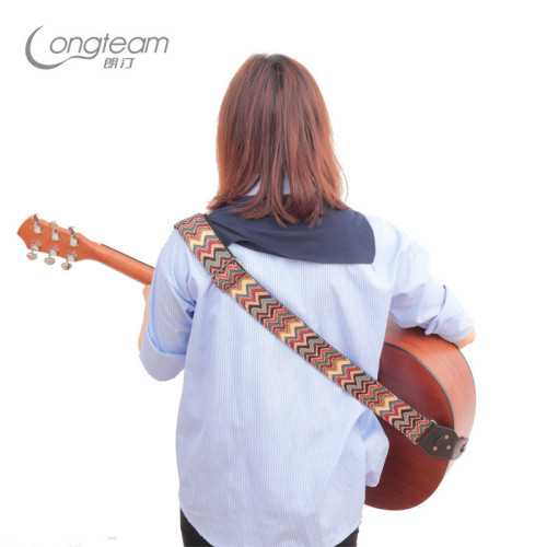 Bohemian guitar strap folk acoustic guitar electric guitar diagonal tail pin shoulder strap guitar strap