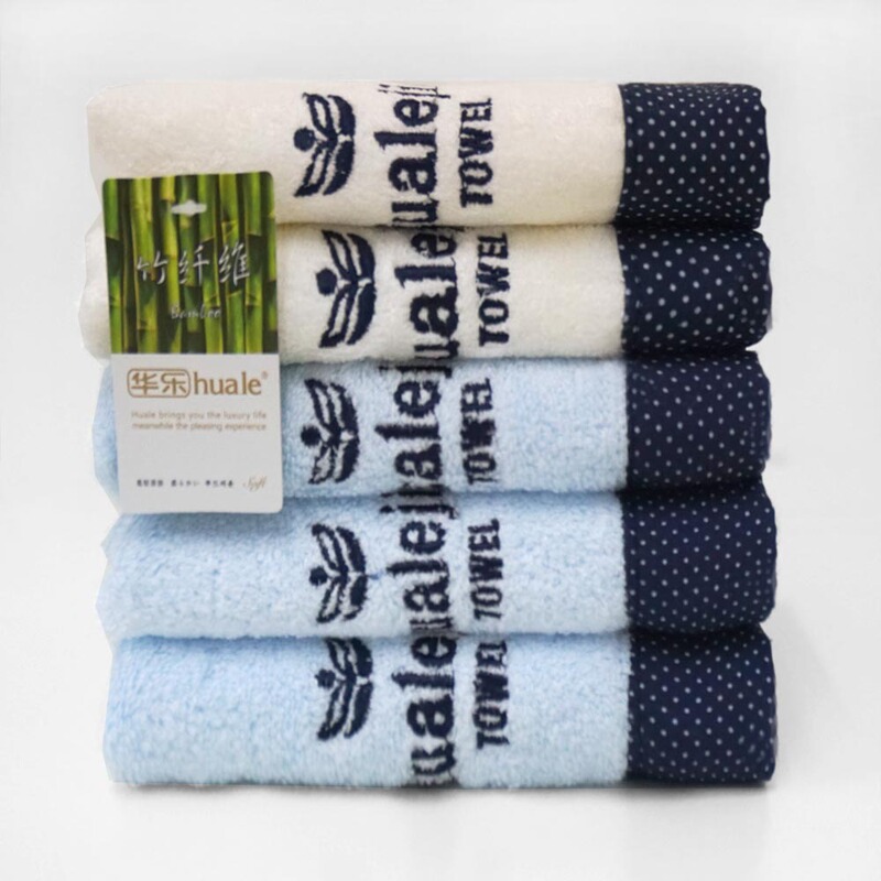Korean Polka Dot Face Wash Absorbent Towel Pure Cotton Gift Towel 20 Pack Cotton Household Towel Wholesale