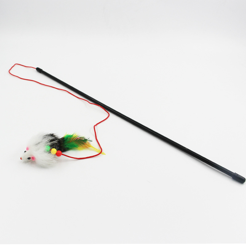 Divertido gato palo mascota gato juguete sonido ratón simulación pescado pesca gato artefacto gato divertido palo caminar gato varilla suministros