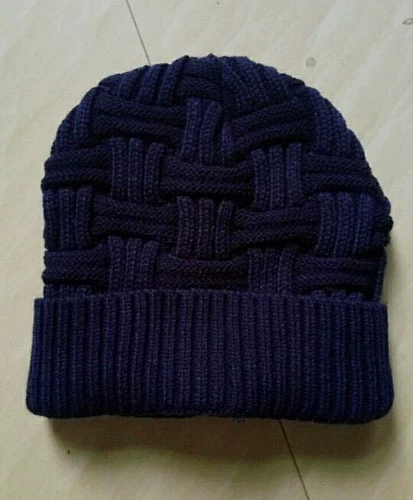 Demi-season woolen keep warm fleece knitted hat, Korean style