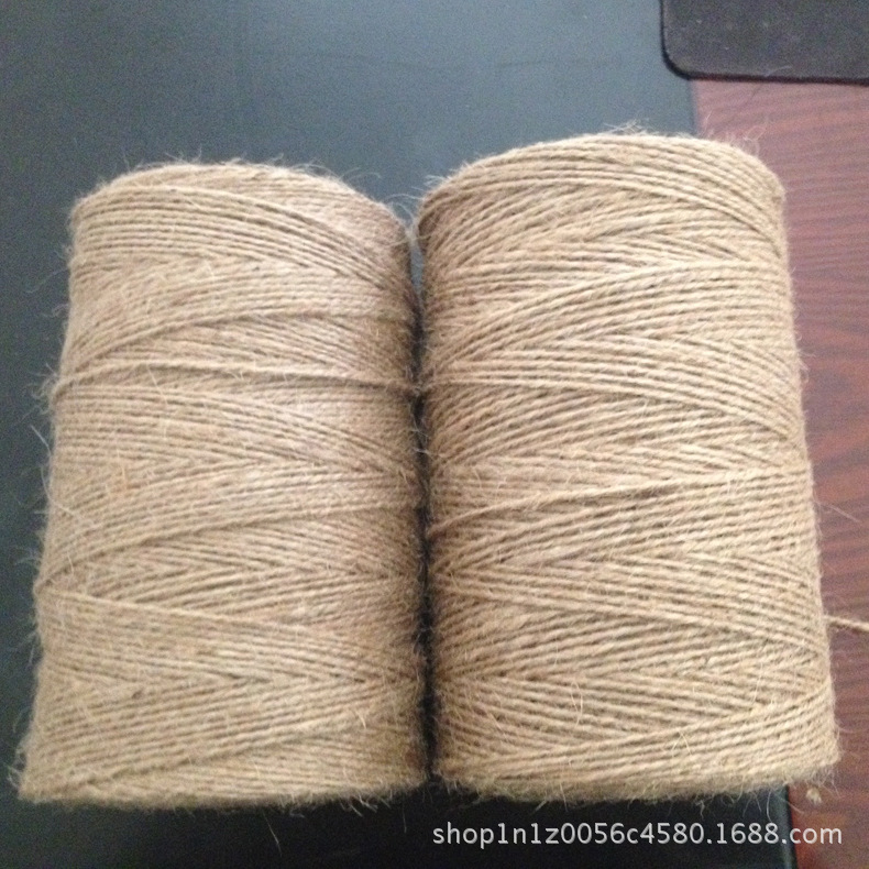 手工制作细麻绳  DIY照片墙麻绳装饰 黄麻吊牌绳热销