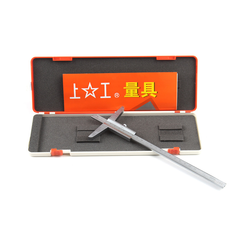 【上工双钩深度卡尺】现货供应0-200 0-300精度0.02双钩深度卡尺