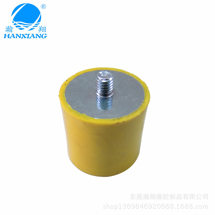 粘接牢固橡胶螺丝 包螺丝橡胶脚垫 彩色公母橡胶机脚