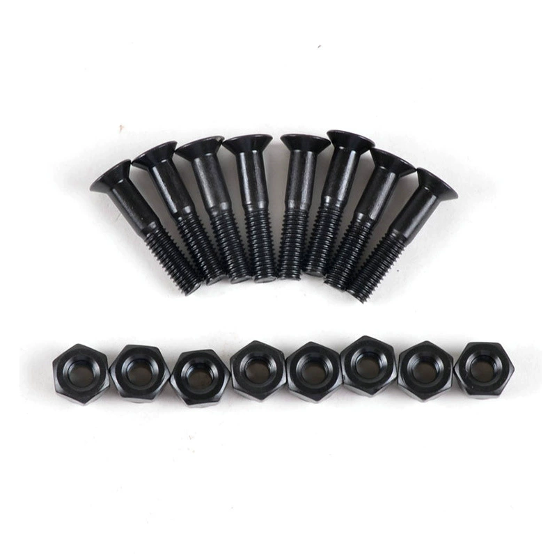 Прямые продажи с фабрики 25 мм черный мост гвоздь высокотемпературный скейтборд из углеродистой стали мост гвоздь банан доска аксессуары четырехколесный скейтборд