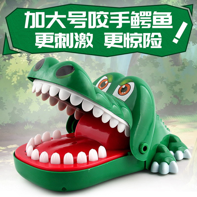 Enlarge Medium Mini Hand-biting Crocodile Hand-biting Crocodile Trick Toy Toy Bar Game Trick Play