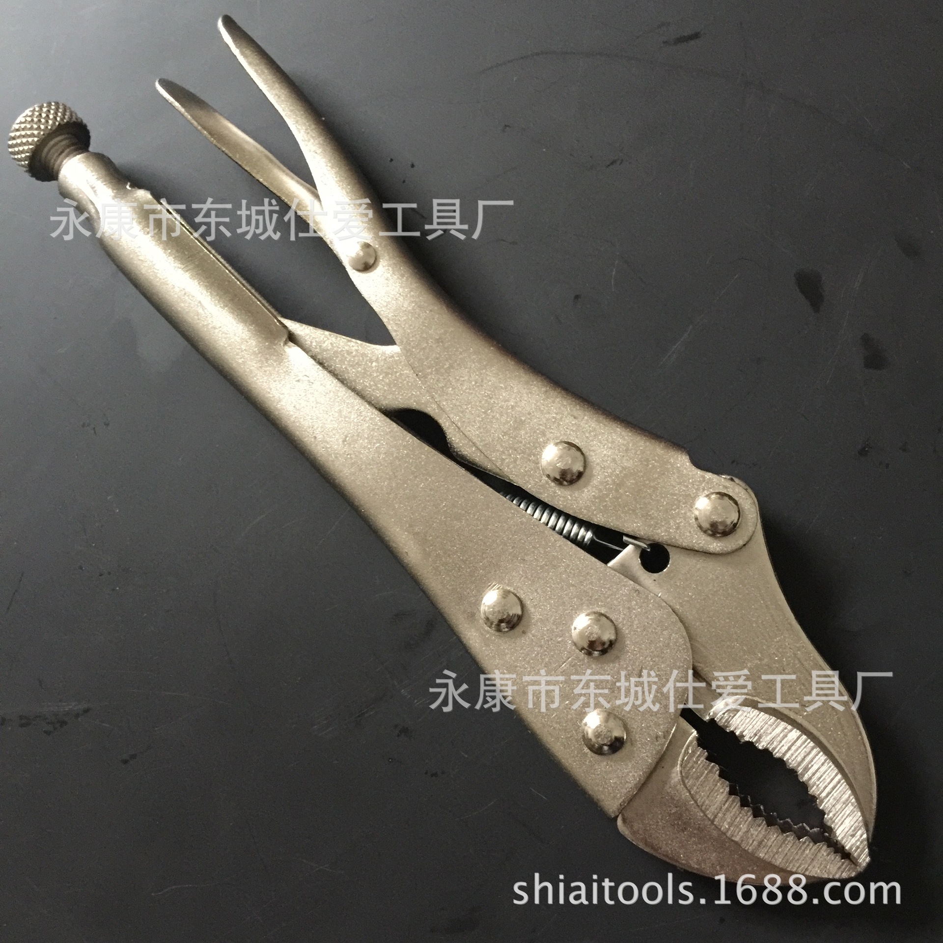 Suministro directo de fábrica multi-funcional de 10 pulgadas de 7 pulgadas fuerte Alicates de acero al cromo vanadio antideslizante abrazadera de tipo C durable boca redonda alicates fuertes