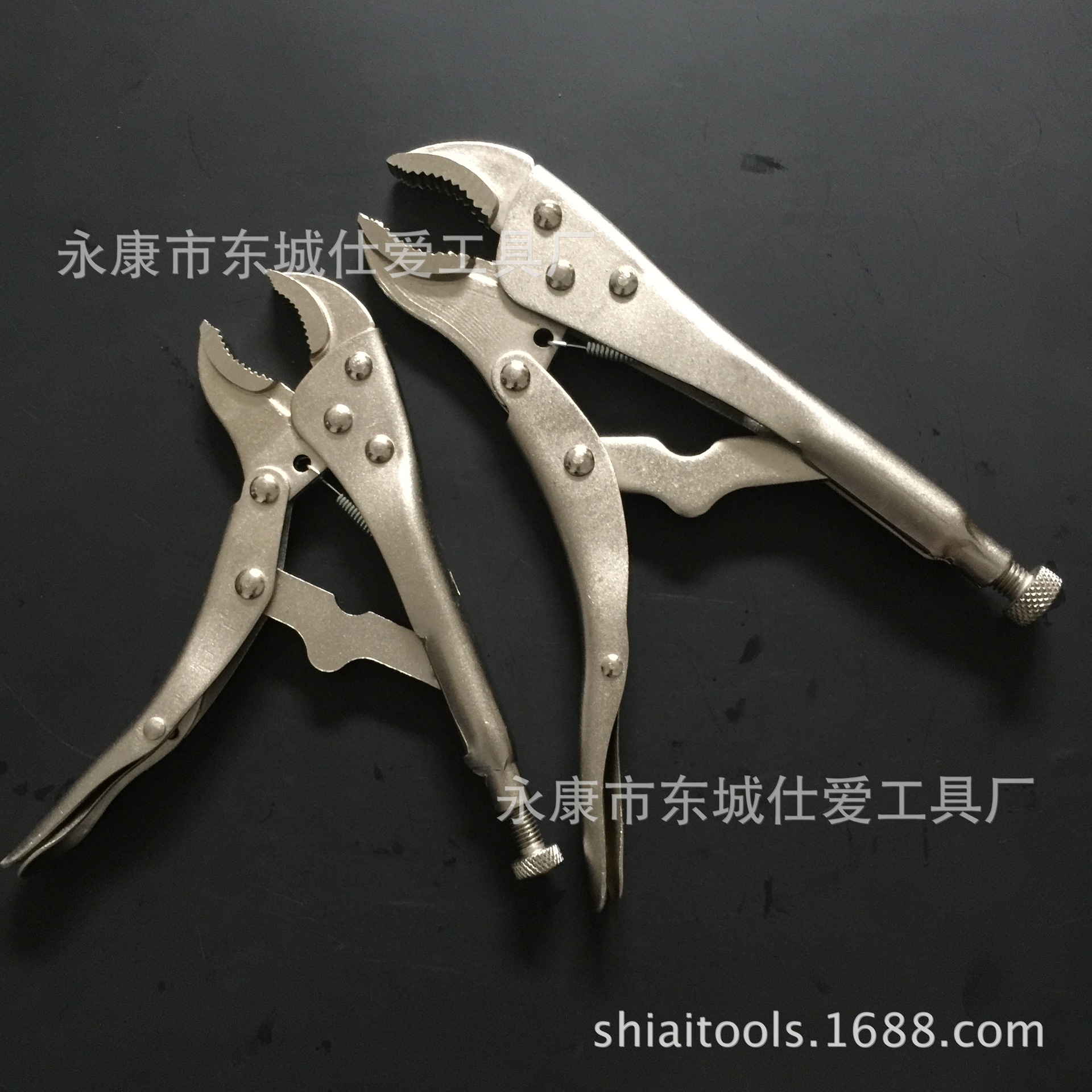 Suministro directo de fábrica multi-funcional de 10 pulgadas de 7 pulgadas fuerte Alicates de acero al cromo vanadio antideslizante abrazadera de tipo C durable boca redonda alicates fuertes