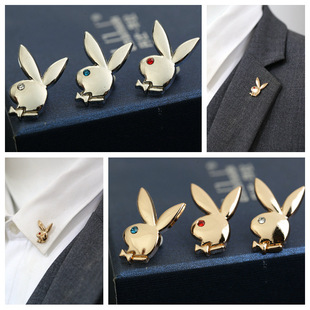 【Siliar】Rabbit Young Master Brooch Jewelry Pigeon Seven Wolf Animal Avatar Diamond Pin Wholesale Flash Diamond Diamond