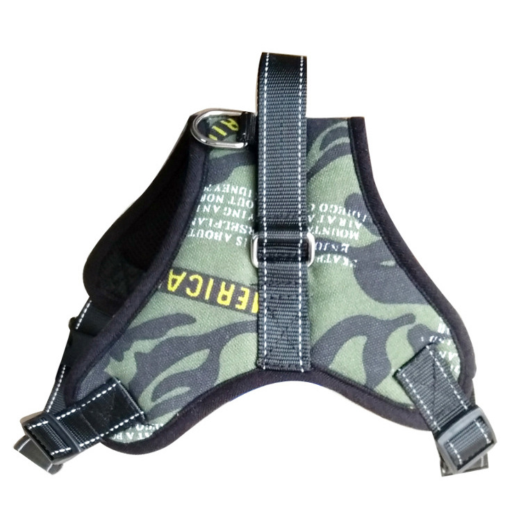 Correa de pecho de perro mascota K9 correa de pecho de perro pequeño mediano y grande perro Teddy Corgi Golden Retriever correa de cadena de perro