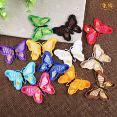 Exquisite 12-color embroidered butterfly patch for clothing, backpack, packaging decoration, repair, and embroidery craft wholesale