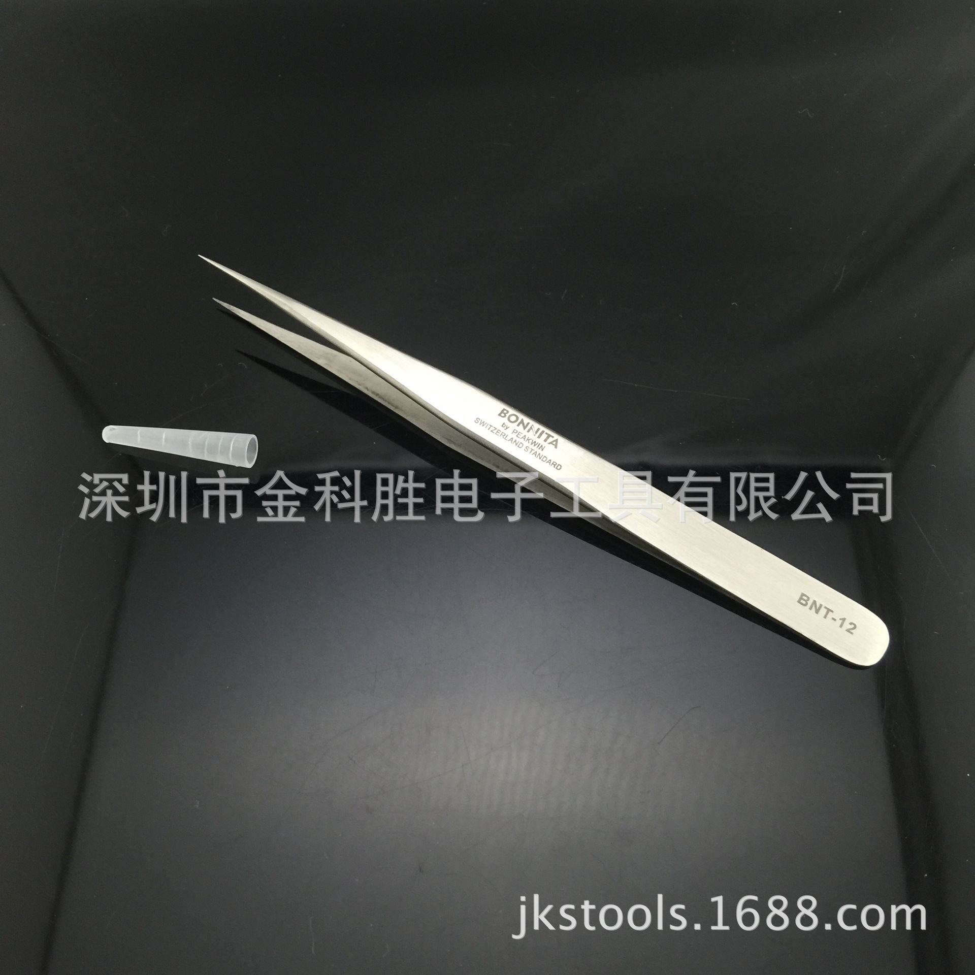 厂家直销 优级品BNT-12不锈钢镊子尖头 孔雀夹 嫁接睫毛镊子