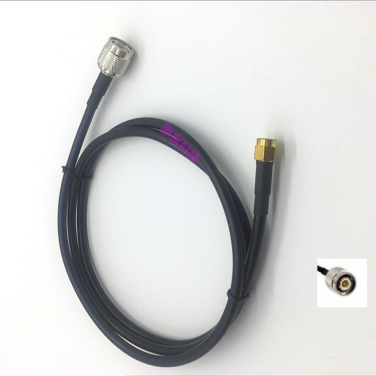 SMA转TNC公头母头转接线延长连接线RG58馈线 天线转接线15CM