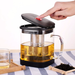 爆款加厚玻璃泡茶壶高硼硅茶壶防撞滤茶煮茶器新品茶具礼品饮水壶