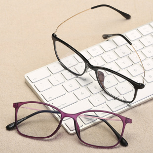Custom mobile phone computer goggles anti-blue light glasses frame elastic stainless steel leg TR90 glasses frame