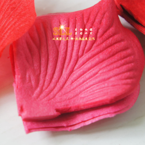 Wholesale rose wedding petals birthday festival wedding candle arrangement 100 pieces of non-woven rose petals