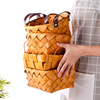 Fruit storage system, woven strawberry, basket, handmade, bread