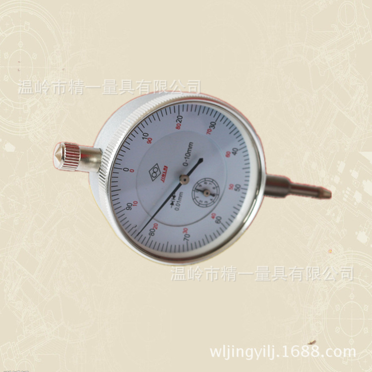 ♔款哈量百分指针百分表0-5mm/0-10mm6钻防震型
