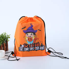 新品供应创意束口袋 彩印广告收纳袋运动束口背包带 可加logo