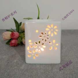 香薰精油炉 陶瓷工艺品 手工镂空  酒店居家足浴桑拿摆饰 自产自