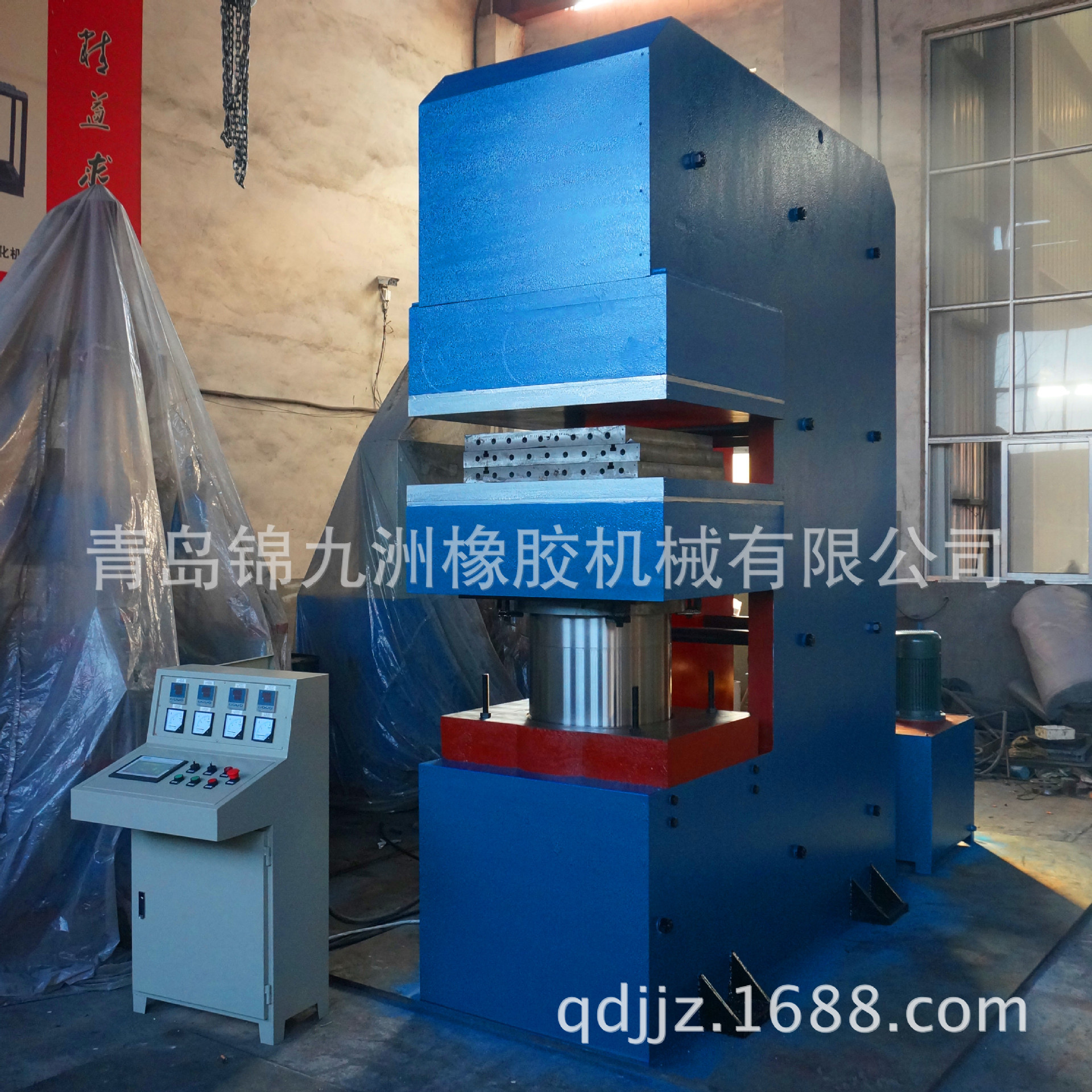 500T大型颚式平板橡胶接头机 青岛颚式硫化机 电加热颚式硫化机