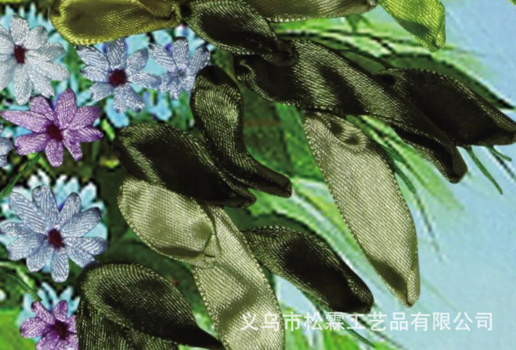 Oujin nianhua cinta bordado fábrica directa color impresión colgante pintura feliz flor Idioma sala de estar entrada pintura decorativa