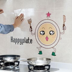 60*90 transparent self-adhesive stovetop high temperature and oil-proof stickers kitchen tiles oil-proof and waterproof stickers oil smoke wall stickers