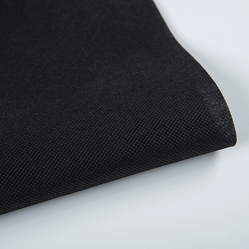 Превосходная ткань сумки домашней ткани подкладки одежды фабрики черноты 80гПП полипропилена не сплетенная домашняя упаковывая не сплетенная