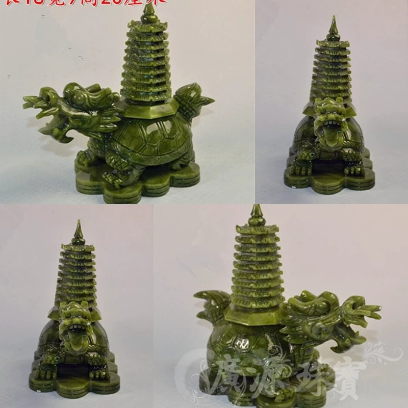 Dragon-shaped decoration jade, wholesale, Chinese style, Birthday gift