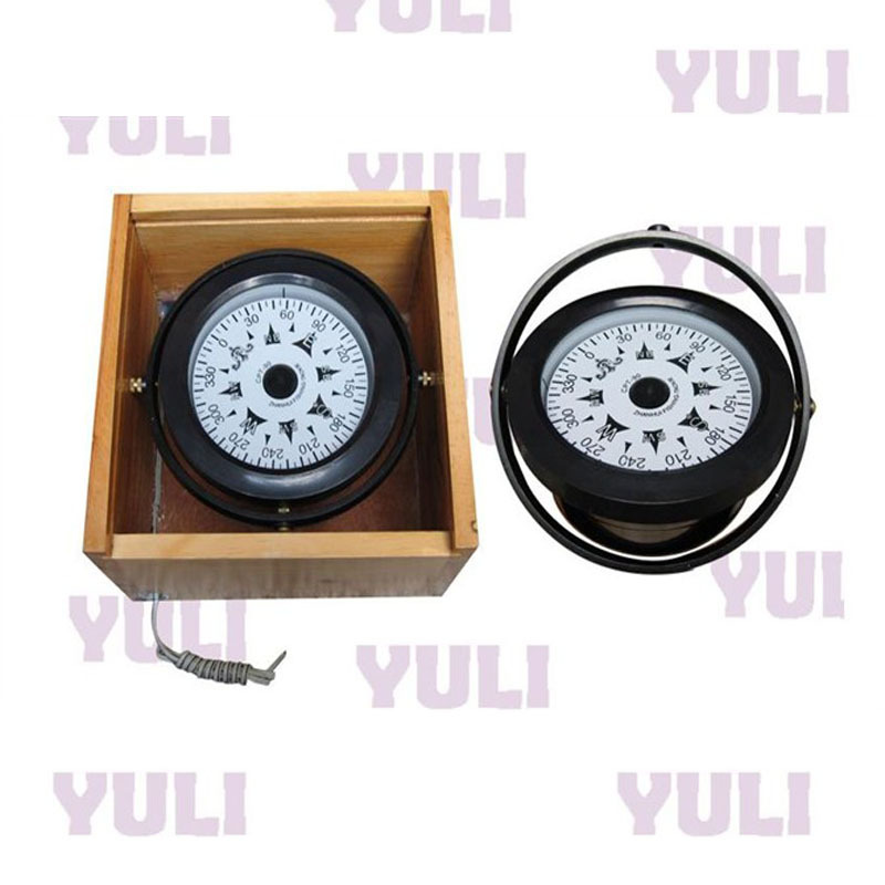 供应鱼利牌全塑木盒|罗经|罗盘|（3.5寸有灯黑色）