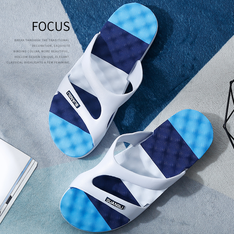 Slippers Men's Summer Wearing Fashionable Slippers Men's Summer Couple Slippers Non-slip Wear-resistant Beach Slippers Men's Slippers