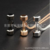 Fashionable dumbbells for gym, men's necklace, pendant stainless steel for beloved, accessory, European style, Korean style