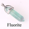 Quartz, organic agate crystal, bullet, necklace, pendant, wholesale