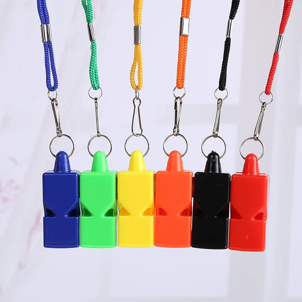 New tengma brand plastic whistle, non-nuclear whistle, environmental protection referee coach referee whistle factory direct sales