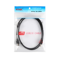USB cable manufacturer USB printing cable 1.5 meters A/B pure copper printer cable black square mouth data cable