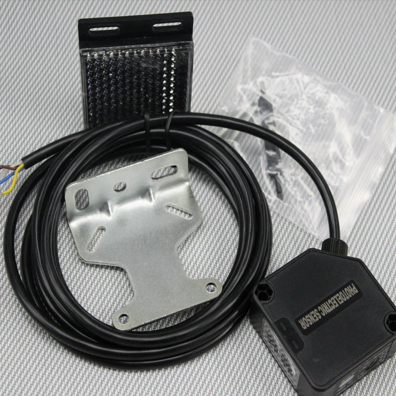 Квадратный Тип диффузного отражения фотоэлектрический датчик переключателя PMF50 противоположный фотоэлектрический переключатель Удаленный фотоэлектрический датчик