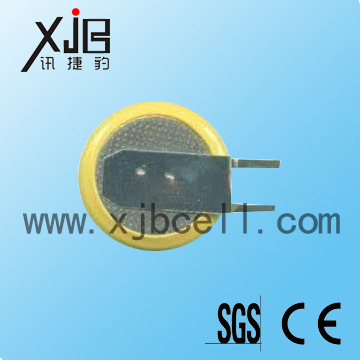 供应CR1220带焊脚纽扣电池，CR1220带脚电池