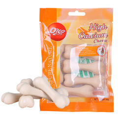 Oregoo Pet Milk Flavor Cheese Chewing Bone 90g for Small Dogs, Dental Chew Bone for Pet Training Snacks