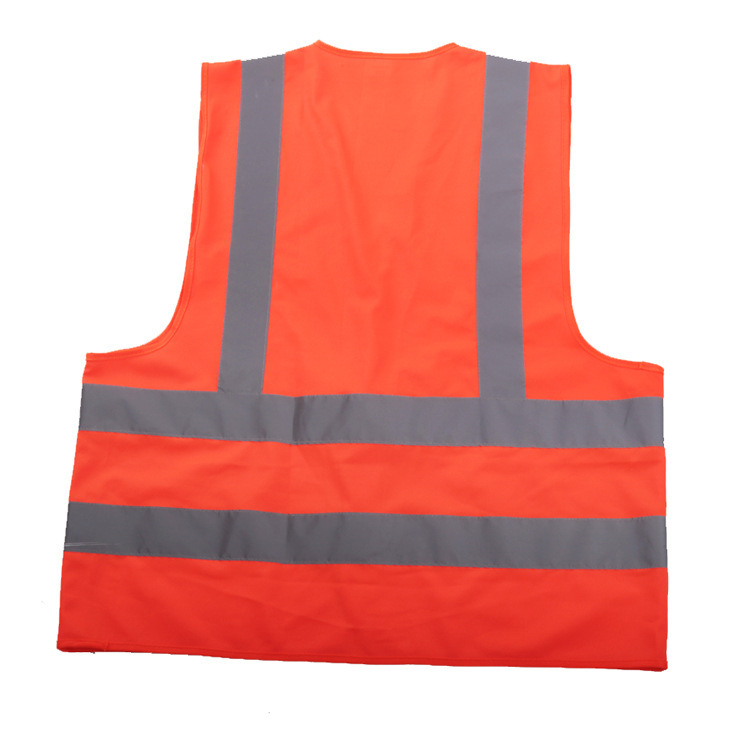 供应交通防护欧标反光背心 安全警示荧光雨衣 汽车用处理反光马甲