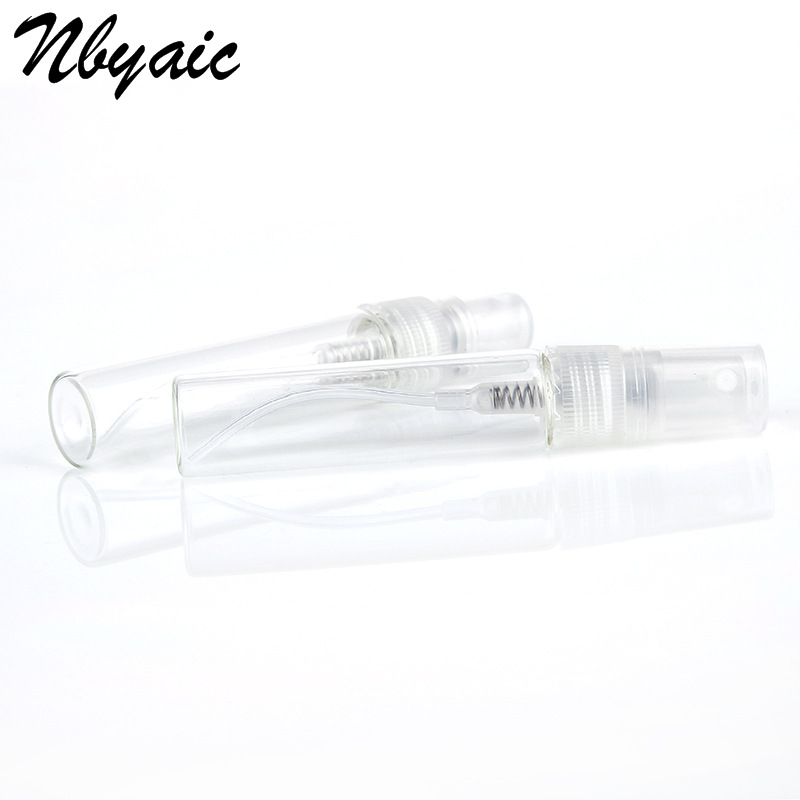 Botella de perfume de tubo de ensayo de vidrio B303-5ml/pequeña sub-botella de perfume/perfume pequeña botella de muestra/botella de spray de tubo de ensayo